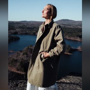 Rudy Jude Grosgrain Trench - Sage